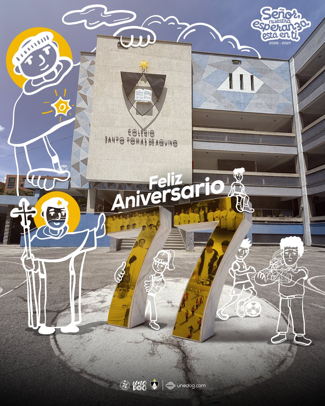 Feliz aniversario: 77 años del Colegio Santo Tomás de Aquino